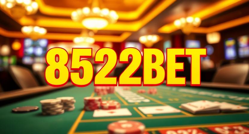 Clean and intuitive 8522BET login interface
